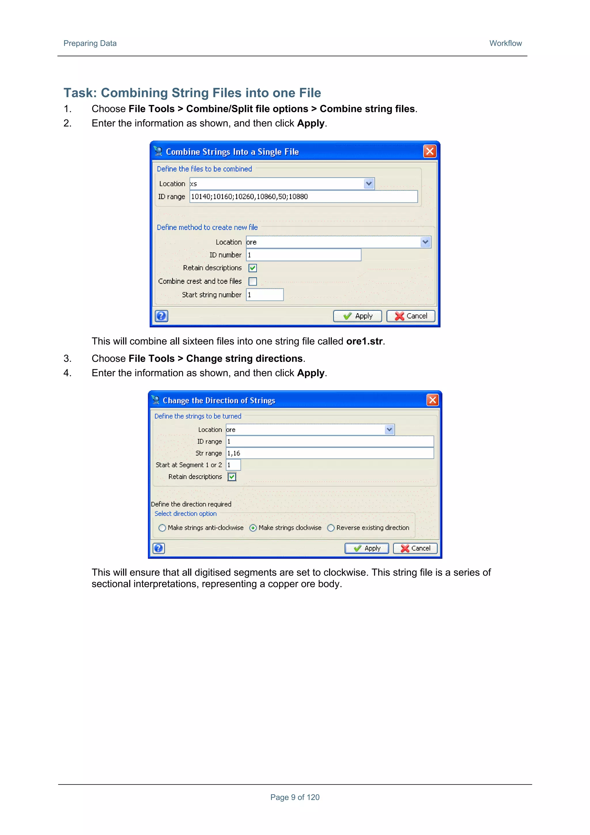 String Workflow 74289607 solids-surpac | PDF