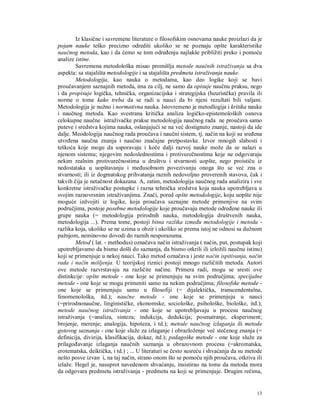 Metod Rada 74344813 metodologija-naučnog-rada | PDF