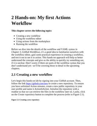 GitHub Actions in Action MEAP V03 Michael Kaufmann | PDF