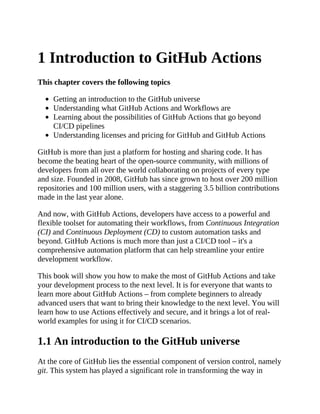 GitHub Actions in Action MEAP V03 Michael Kaufmann | PDF