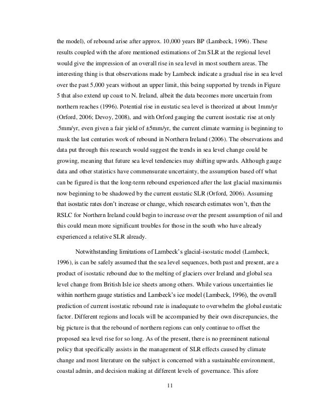 Completed masters thesis
