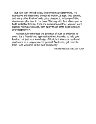 The Rust Programming Language Steve Klabnik | PDF