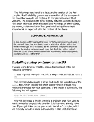 The Rust Programming Language Steve Klabnik | PDF