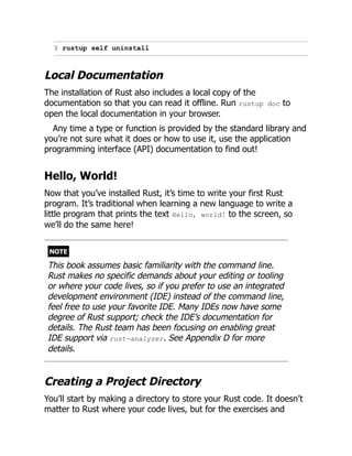 The Rust Programming Language Steve Klabnik | PDF