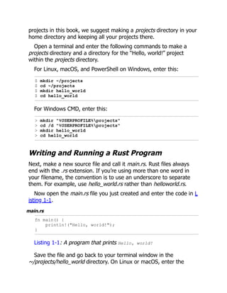 The Rust Programming Language Steve Klabnik | PDF