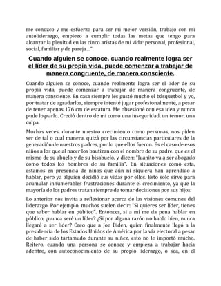 El Proceso CAME®: Autoconocimiento y Liderazgo Personal para el ...