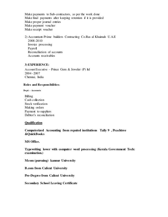 making biodata