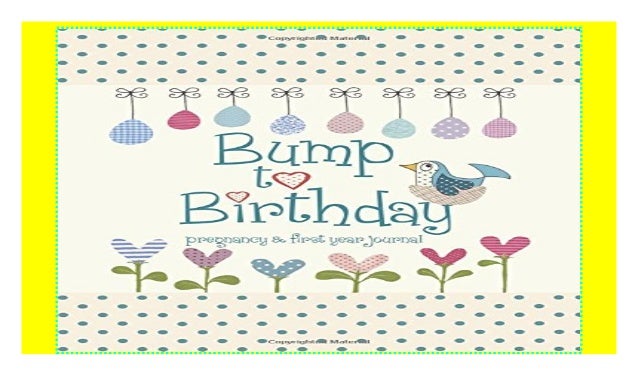 bump to baby journal