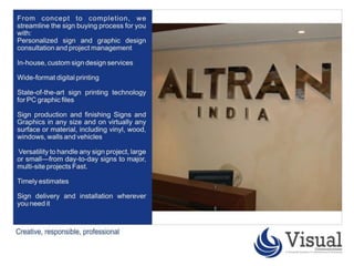 Visual Communications Profile