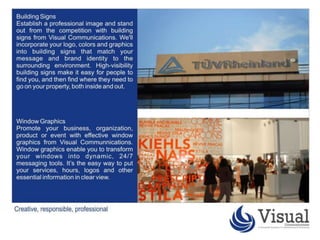 Visual Communications Profile