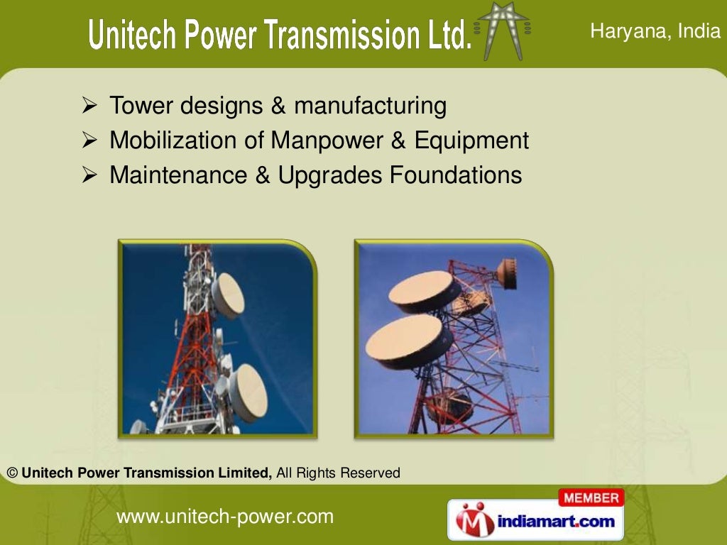 Powerline Services by Unitech Power Transmission Limited Gurgaon