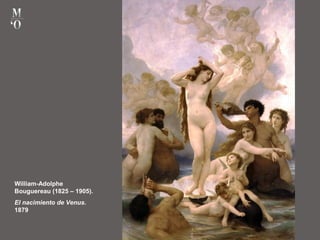 William-Adolphe
Bouguereau (1825 – 1905).
El nacimiento de Venus.
1879
 