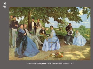 Frédéric Bazille (1841-1870). Reunión de familia. 1867
 