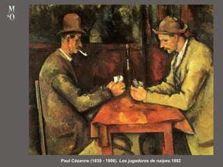 Paul Cézanne (1839 - 1906). Los jugadores de naipes.1892
 