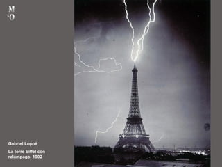 Gabriel Loppé
La torre Eiffel con
relámpago. 1902
 
