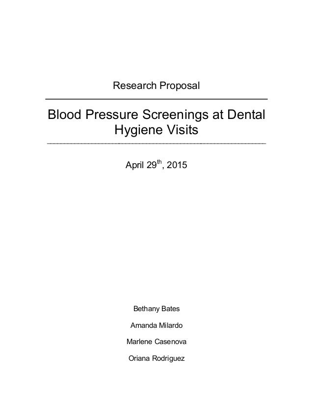 Research proposal example in dentistry image