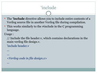Comprehensive Introduction to Verilog System Tasks and Compiler ...