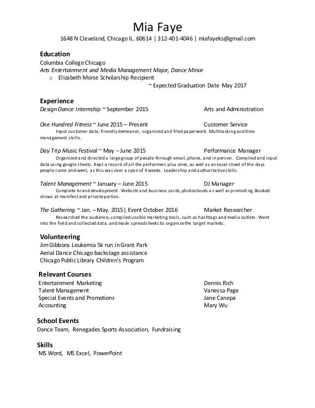 people management resumes