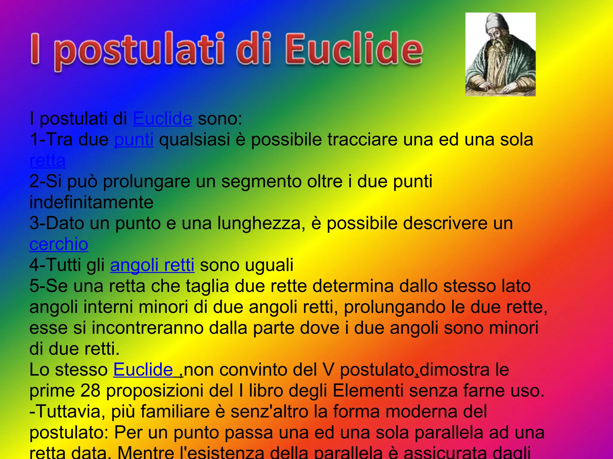 geometria non euclidea | PPT
