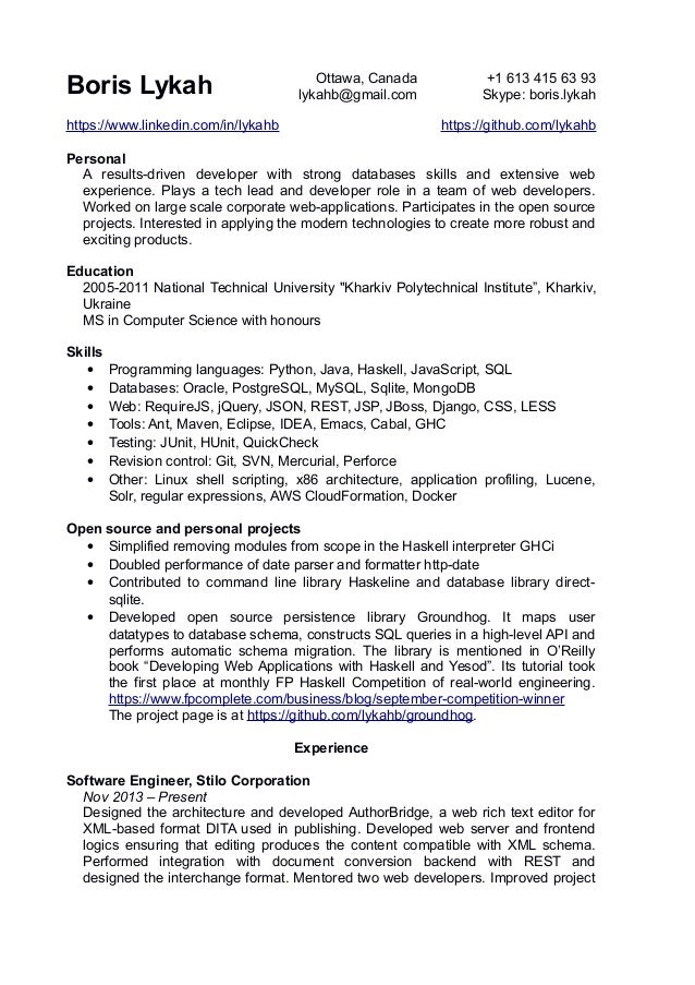 ee resumes