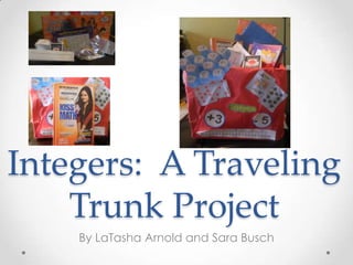 Integers: A Traveling
    Trunk Project
    By LaTasha Arnold and Sara Busch
 