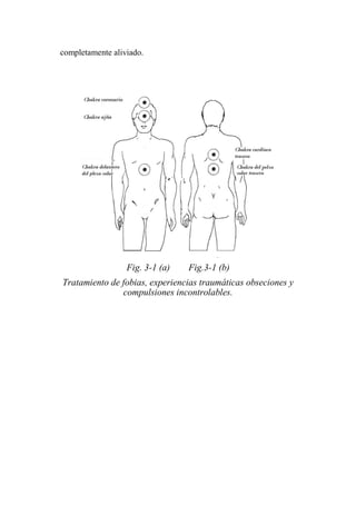 completamente aliviado. 
Fig. 3-1 (a) Fig.3-1 (b) 
Tratamiento de fobias, experiencias traumáticas obseciones y compulsiones incontrolables.  