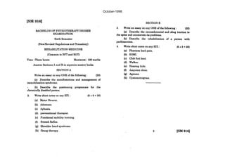 Question Paper Reference Question paper reference for examination | PDF
