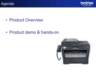 Agenda



  • Product Overview

  • Product demo & hands-on




                        Date
                        Name
                       Division
 