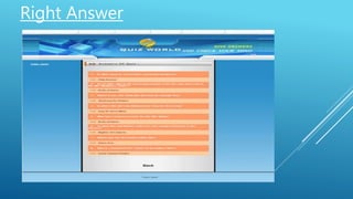 Right Answer
 