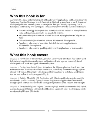 (eBook PDF) Full Stack Development with JHipster: Build modern web ...