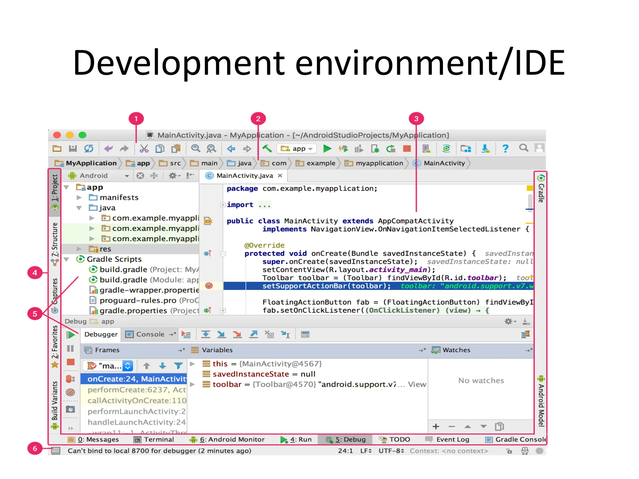 Development environment/IDE
 