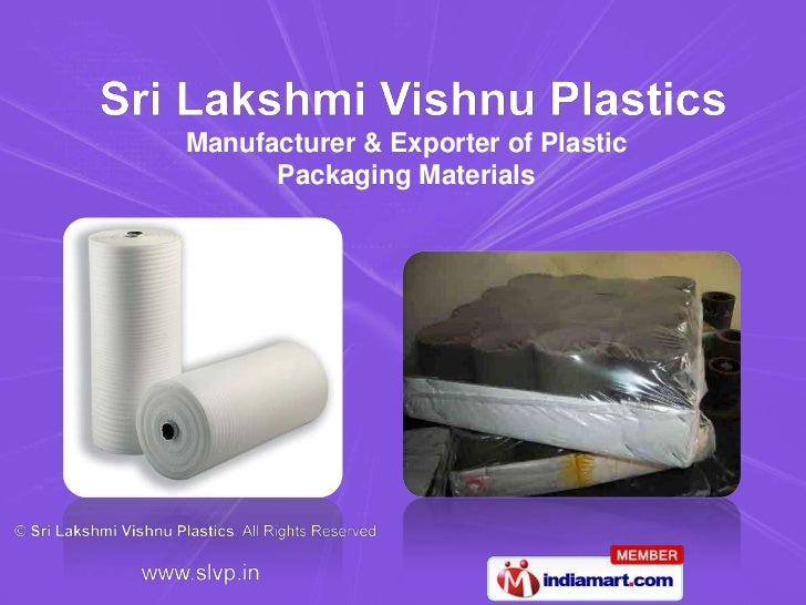 Sri Lakshmi Vishnu Plastics Tamil Nadu India