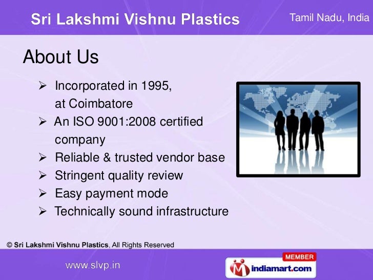 Sri Lakshmi Vishnu Plastics Tamil Nadu India