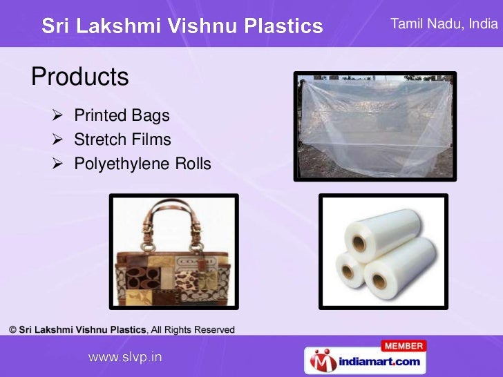 Sri Lakshmi Vishnu Plastics Tamil Nadu India