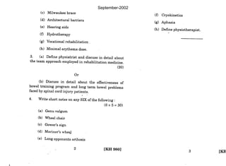 Question Paper Reference Question paper reference for examination | PDF