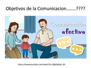 Objetivos de la Comunicacion……..????
https://www.youtube.com/watch?v=LBgIDp6sb_M
 