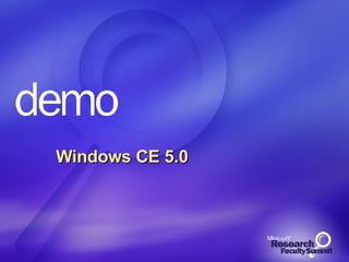 Demo Windows CE 5.0 