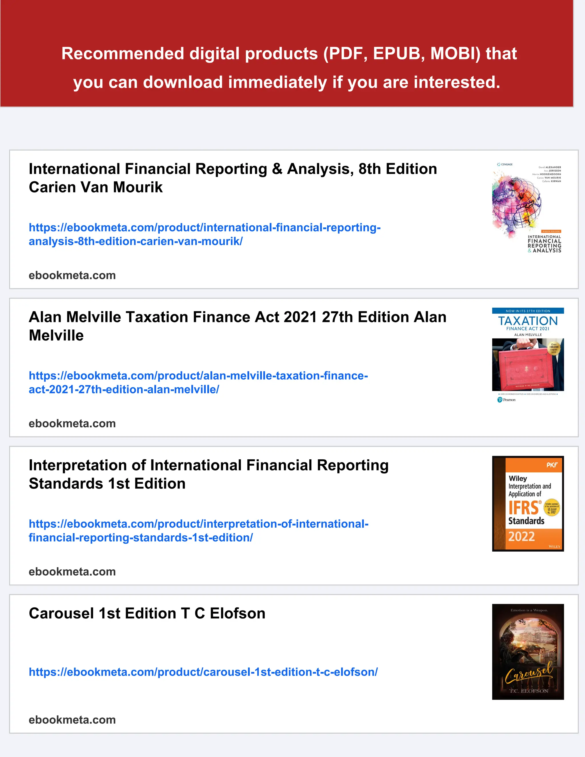 International Financial Reporting: A Practical Guide, 8th Edition