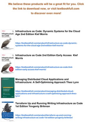Infrastructure as code managing servers in the cloud Morris | PDF
