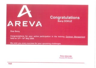 AREVA_Contract Management