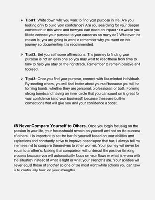 Ebook-Ten Steps to Building Your Confidence | PDF