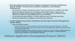 Consulting Projects in Sunbend Computer Services Corporation