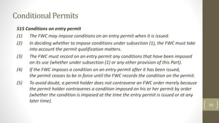 Usda Conditional Permit USYD Right of Entry Permits | PPT