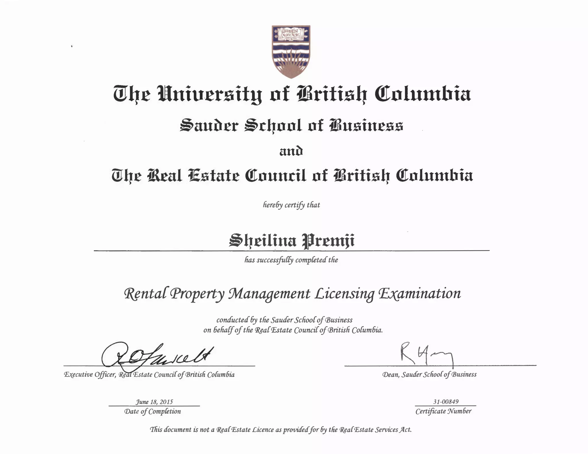 Property Management Licensing Examination PPT