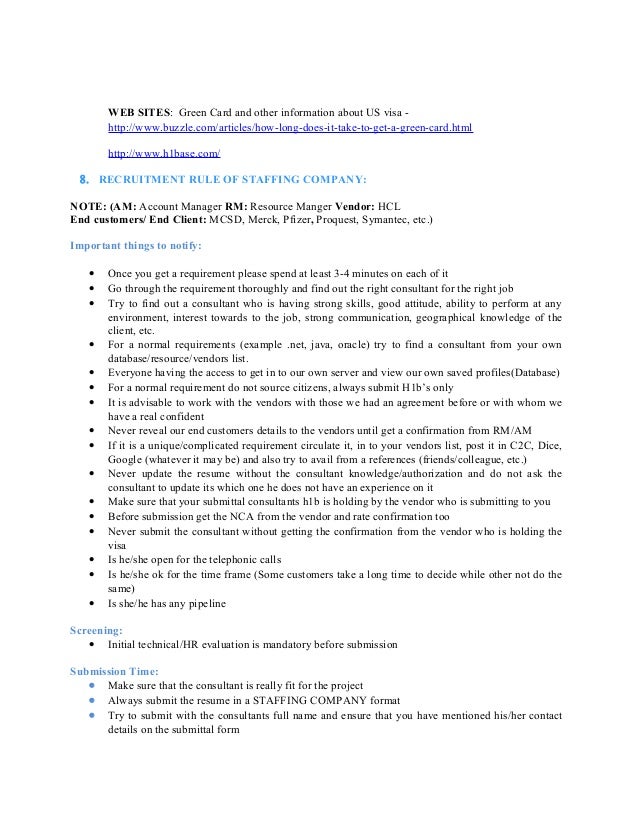US It Staffing process US It Staffing process