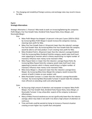 Nike Strategic Case Analysis | DOCX
