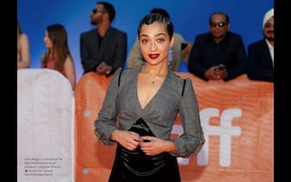 Ruth Negga is nominated for
Best Performance by an
Actress in a Motion Picture
� Drama for "Loving".
REUTERS/Mark Blinch
 