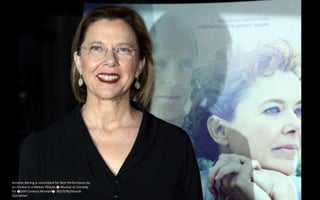 Annette Bening is nominated for Best Performance by
an Actress in a Motion Picture � Musical or Comedy
for �20th Century Women�. REUTERS/Kevork
Djansezian
 