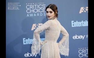 Lily Collins is nominated for
Best Performance by an
Actress in a Motion Picture �
Musical or Comedy for
�Rules Don�t Apply�.
REUTERS/Danny Moloshok
 
