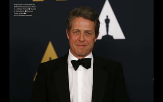 Hugh Grant is nominated for
Best Performance by an Actor
in a Motion Picture � Musical
or Comedy for �Florence
Foster Jenkins�.
REUTERS/Mario Anzuoni
 